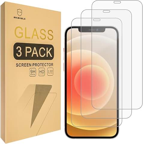 3-Pack Tempered Glass Screen Protectors for iPhone 12 Mini