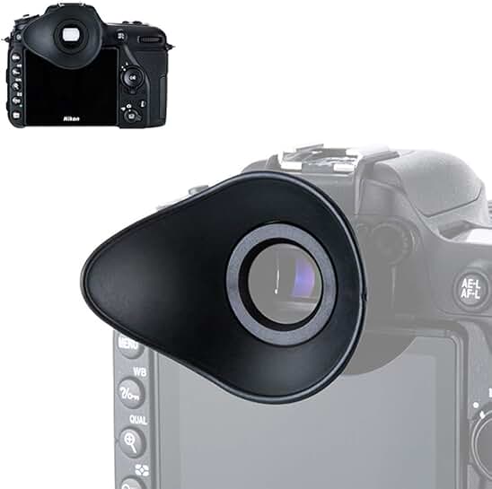 Oval Eyecup for Nikon DSLR Cameras with Rotatable Design