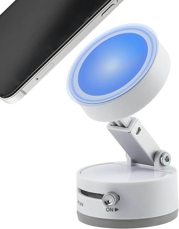 Foldable Portable Car Phone Holder with Magnetic Suction