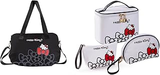 Large Waterproof Travel Makeup and Toiletry Bag Set