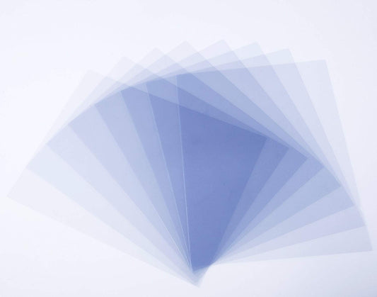 Clear PVC binding covers, 8.75 x 11.25 inches, pack of 100