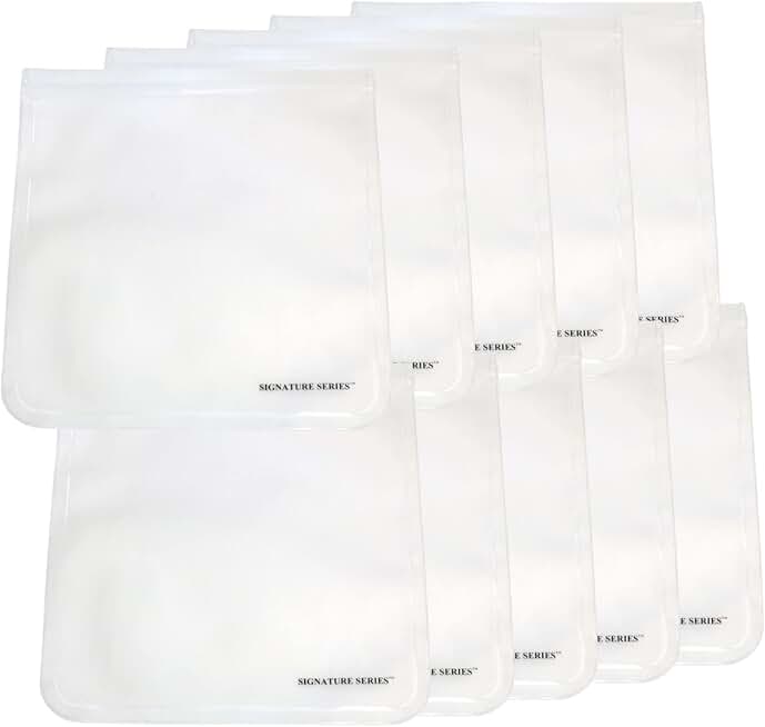 Reusable Food Grade Silicone Sandwich Bag for Storage and Cooking