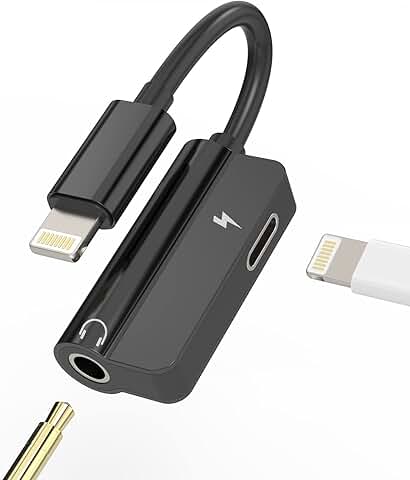 3.5mm to Lightning Headphone and Charger Adapter