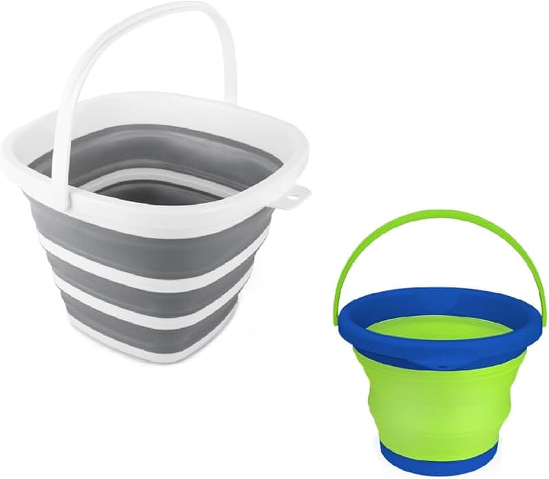 10L Collapsible Silicone Bucket for Cleaning and Water Storage