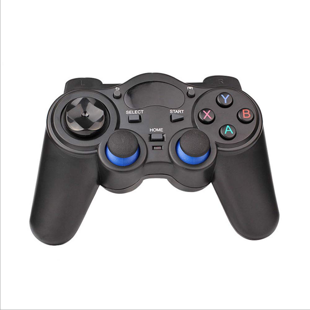 USB Wireless Gaming Controller Gamepad for PC/Laptop Computer(Windows XP/7/8/10) & PS3 & Android & Steam - [Black] (black)
