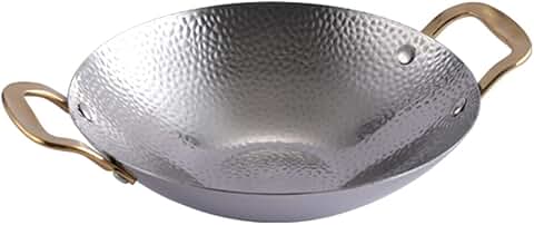 8-inch Stainless Steel Cooking Wok