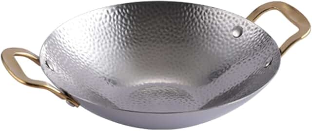 8-inch Stainless Steel Cooking Wok