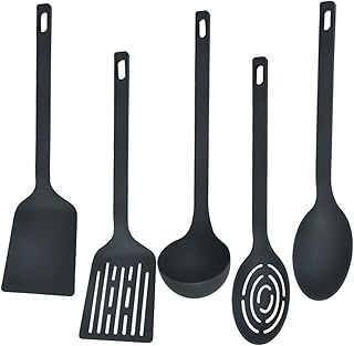 Non-stick Kitchen Utensil Set with Scoop Ladle and Spoon
