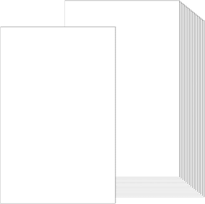 500 Sheets White Legal Size Cardstock 8.5" x 14"