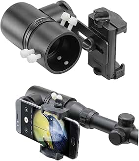 Rifle Scope Mount for Smartphone Camera with Dual Angles