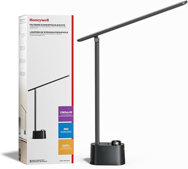 Foldable LED Desk Lamp with USB Charging and Dimming