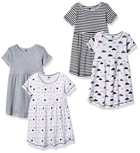Infant and Toddler Girl Cotton Dresses Moon And Back, 3-6 Months