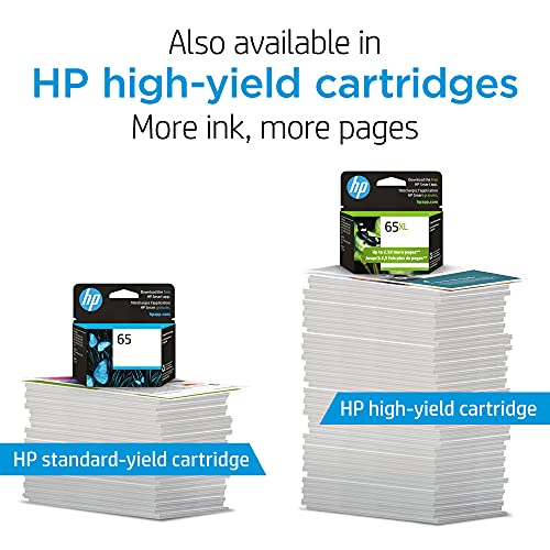 Original 65XL Tri-color High-yield Ink Cartridge | Works with AMP 100 Series, DeskJet 2600, 3700 Series, ENVY 5000 Series | Eligible for Instant Ink | N9K03AN