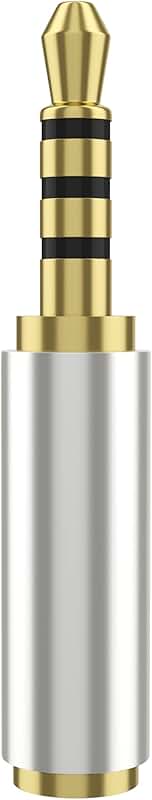 Gold Plated 3.5mm Male to 2.5mm Female Audio Adapter