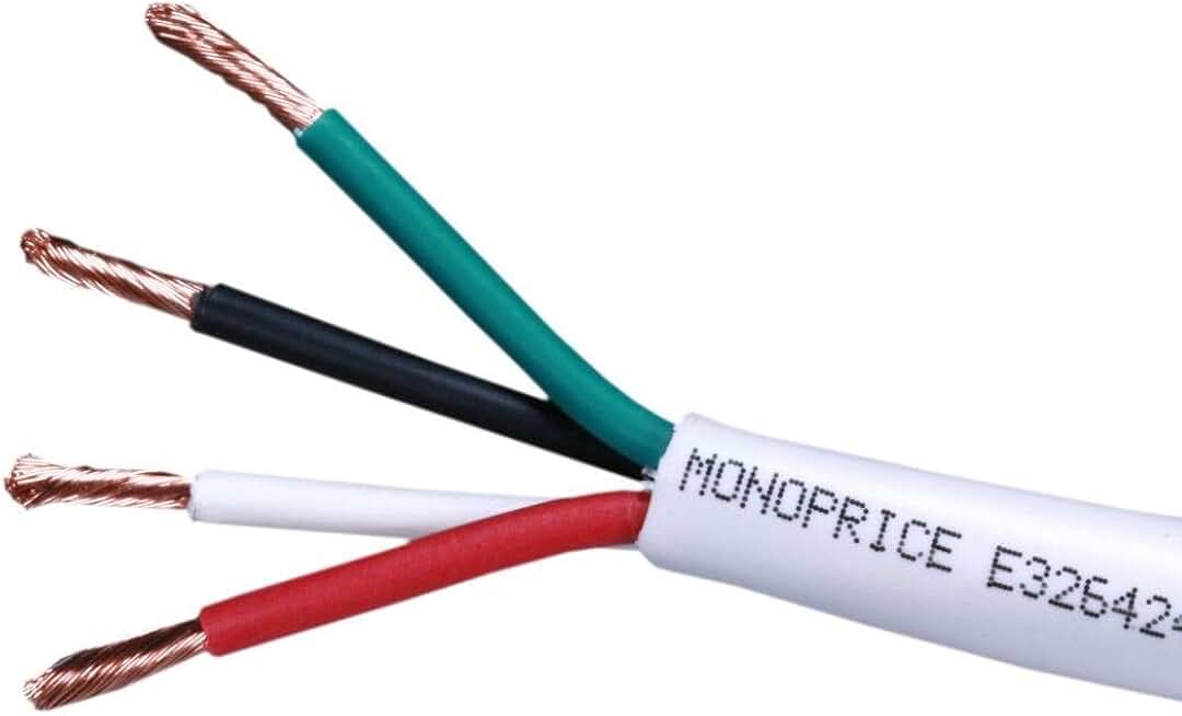 4 Conductor 100ft In-Wall Speaker Wire