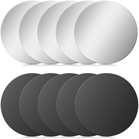 10 Pcs Thin Metal Plates for Magnetic Mounts