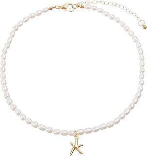 Natural Freshwater Pearl Choker Necklace for Women
