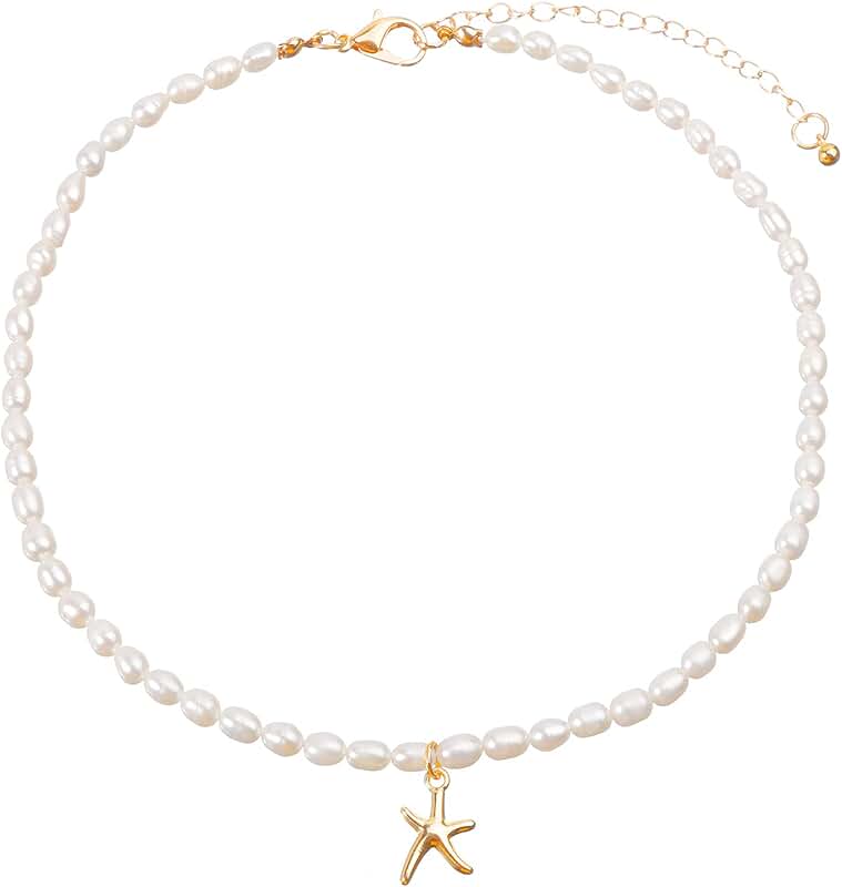Natural Freshwater Pearl Choker Necklace for Women