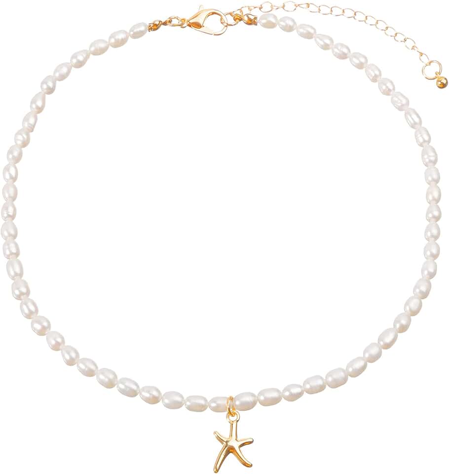 Natural Freshwater Pearl Choker Necklace for Women