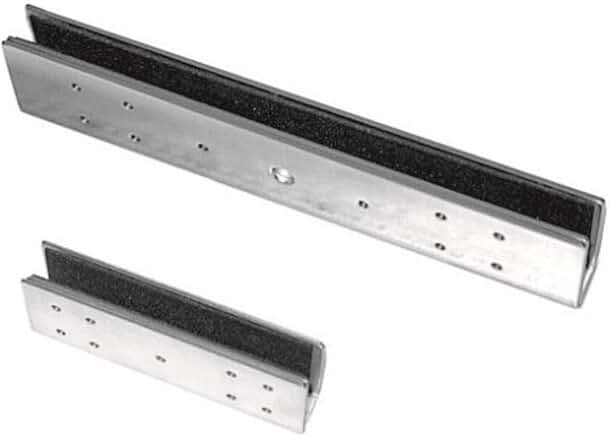 U-Bracket Kit for Glass Doors with Deadbolt and Strike