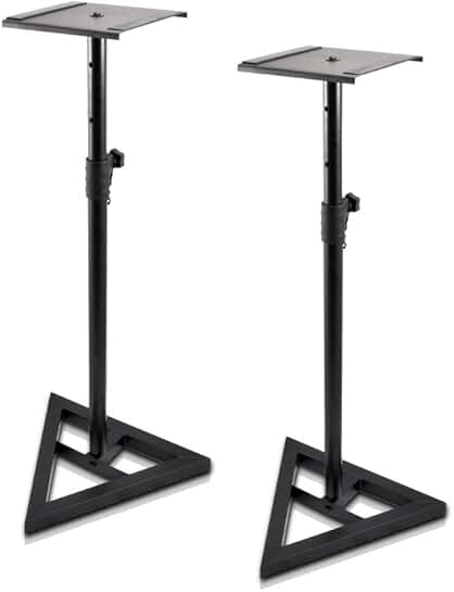 Heavy Duty Adjustable Monitor Speaker Stands