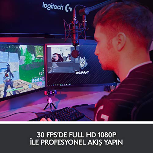 C922 1920 x 1080pixels USB Black Webcam