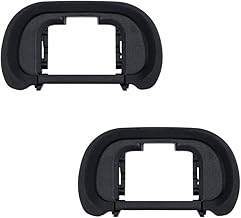 Soft Silicone Camera Eyecup for A7, A9, A99 II (2 Pack)