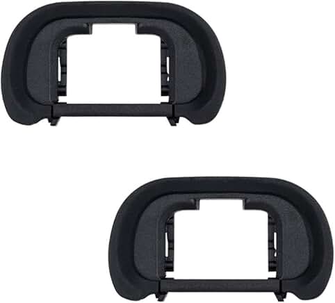 Soft Silicone Camera Eyecup for A7, A9, A99 II (2 Pack)