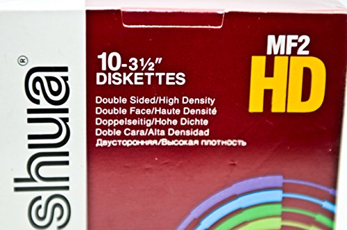 (10 Pack) Mf2 Hd 10-3 1/2 Diskettes High Density Preformatted Disk