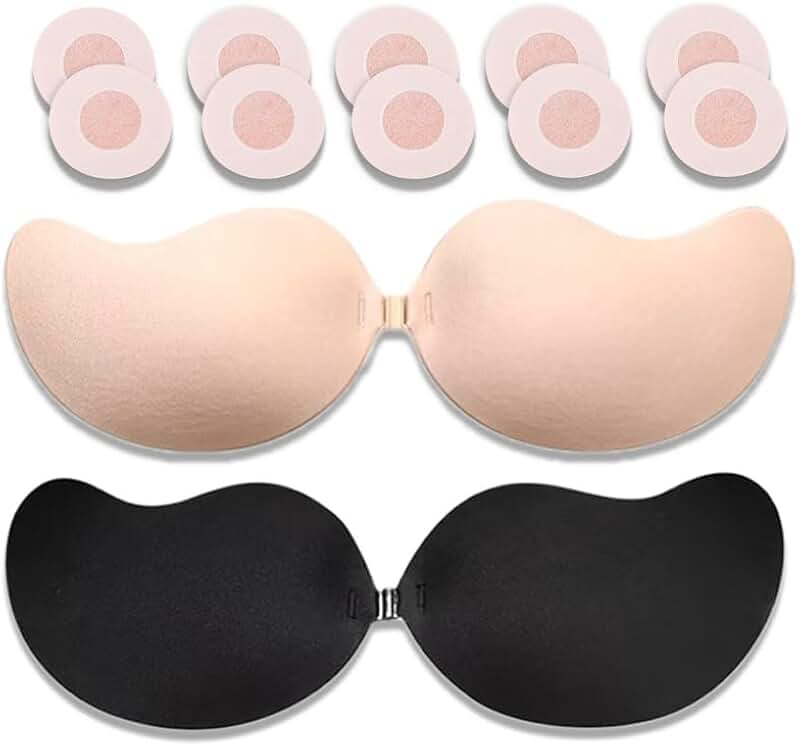 2-Pack Strapless Sticky Push-Up Bras