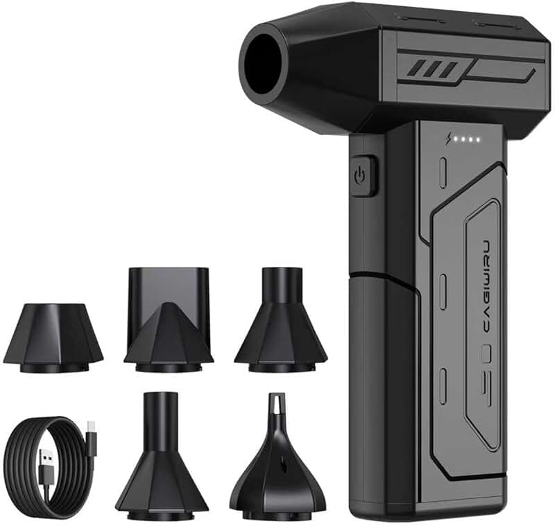 Powerful Cordless Air Duster with LED Light