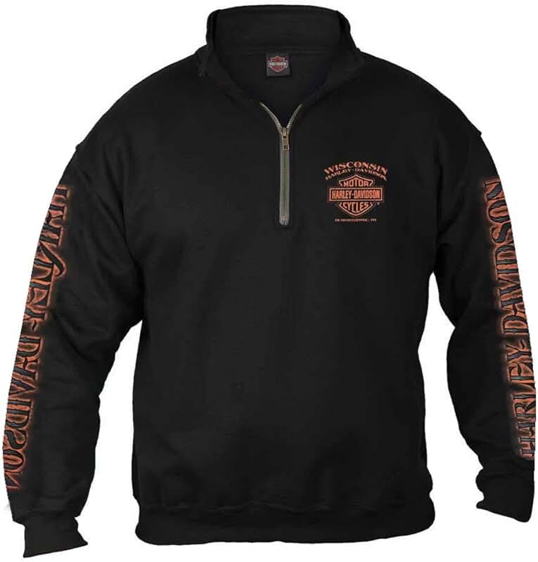 Men's Black Piston 1/4 Zip Cadet Pullover