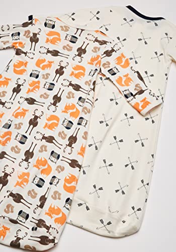 Cotton Long-Sleeve We le Sleeping Bag, Sack, Blanket, Forest, 3-9 Months