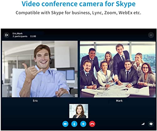 10X/20X Optical Zoom Webcam with Remote Control, 1080P Full HD Video Conference Camera, Meeting Room Webcam with USB 2.0 Interface (VHD102U)