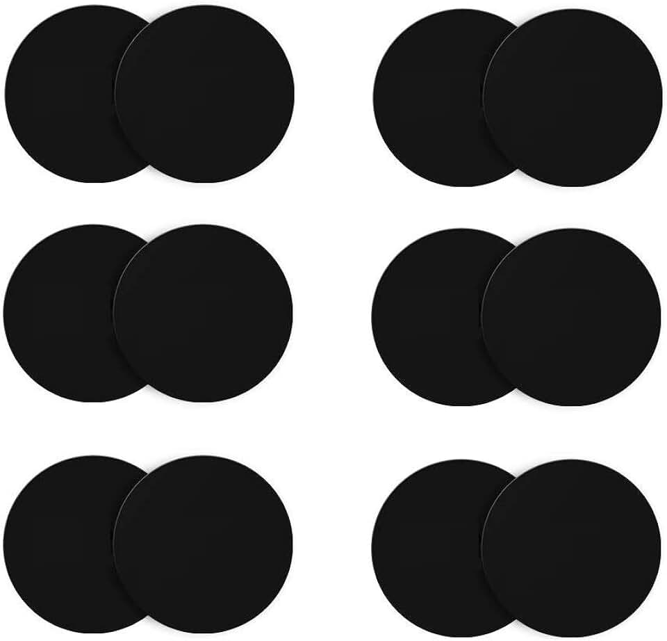 12 Pack Mini Metal Mount Plates for Phone Holders