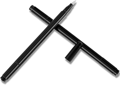 Two Black Dual-Ended Embossing Pens for Crafting