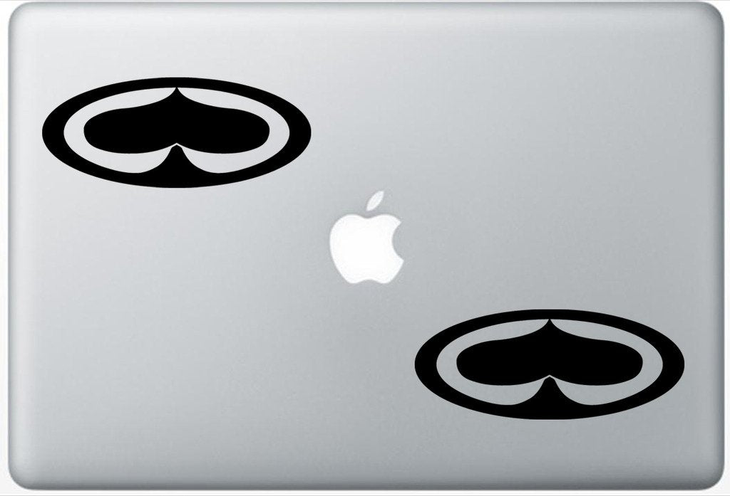 Set of Two Decals for Laptop, Ipad, Car, Truck