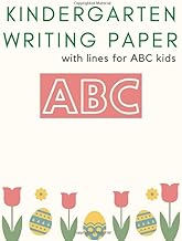 Lined writing paper for kids, 120 pages, 8.5 x 11 inches