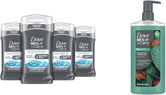 Deodorant Stick Bundle and Eucalyptus Cedar Body Wash