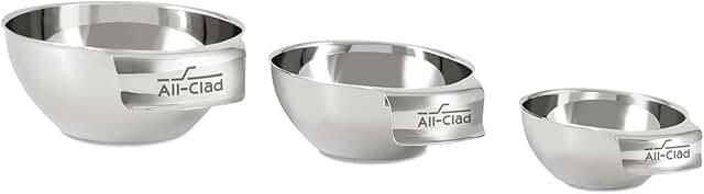 Mini Stainless Steel Measuring Bowl Set with Cups