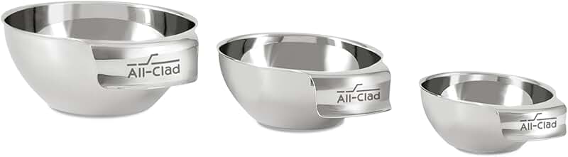Mini Stainless Steel Measuring Bowl Set with Cups