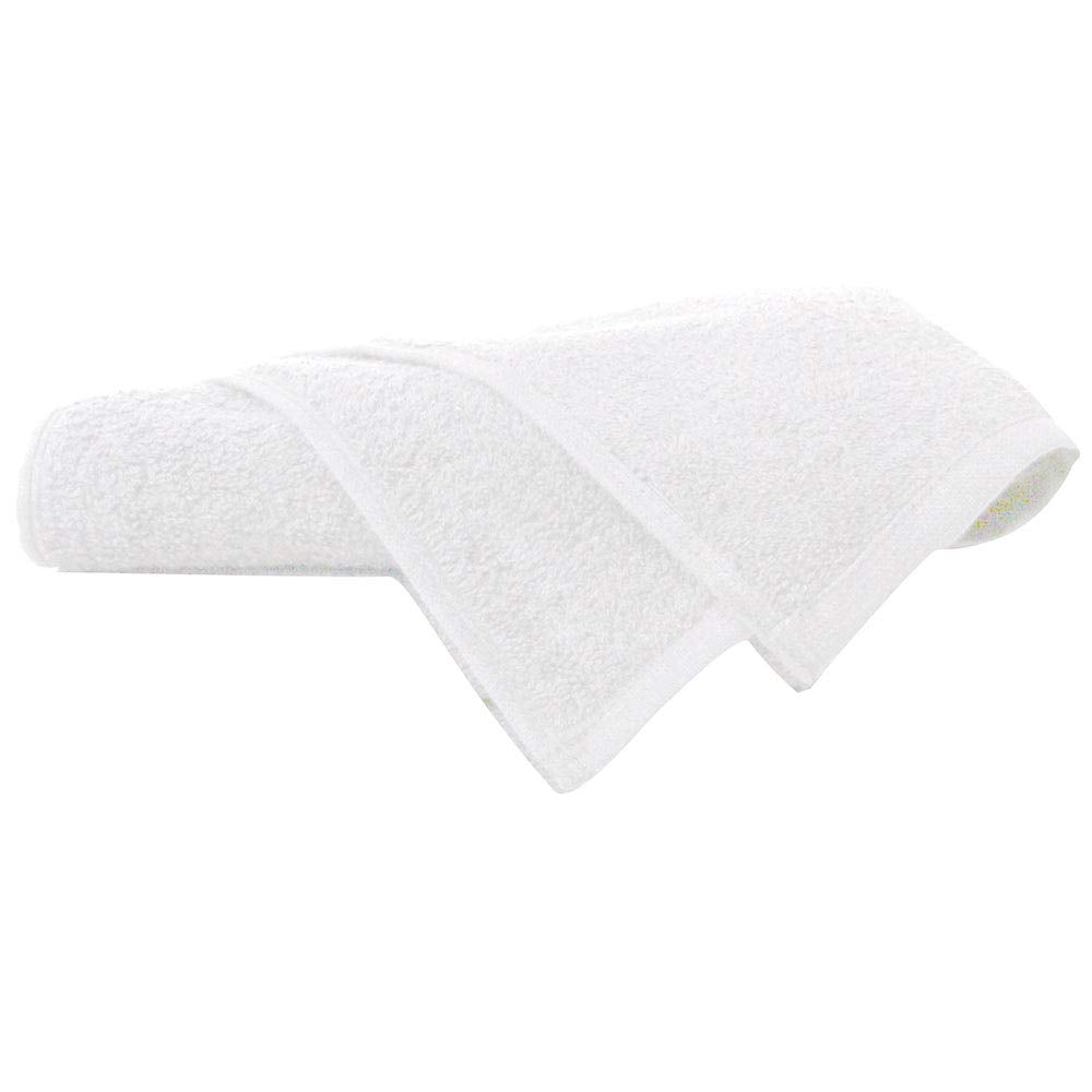 Premium 100% Cotton All-Purpose Towels, White, Extra Soft Multi-Purpose Salon, Spa, Hotel, and Gym Towel, 16 W x 27 L, 24-Count