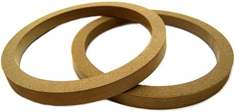 Pair of 8-inch MDF speaker rings