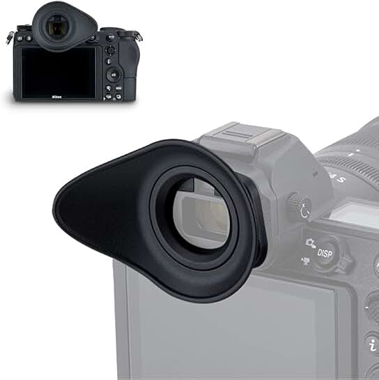Oval Rubber Camera Eyepiece with Rotatable Design