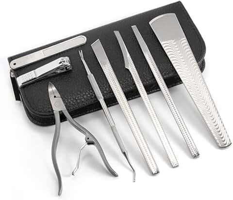 Heavy Duty Toenail Clipper Set for Thick and Ingrown Nails