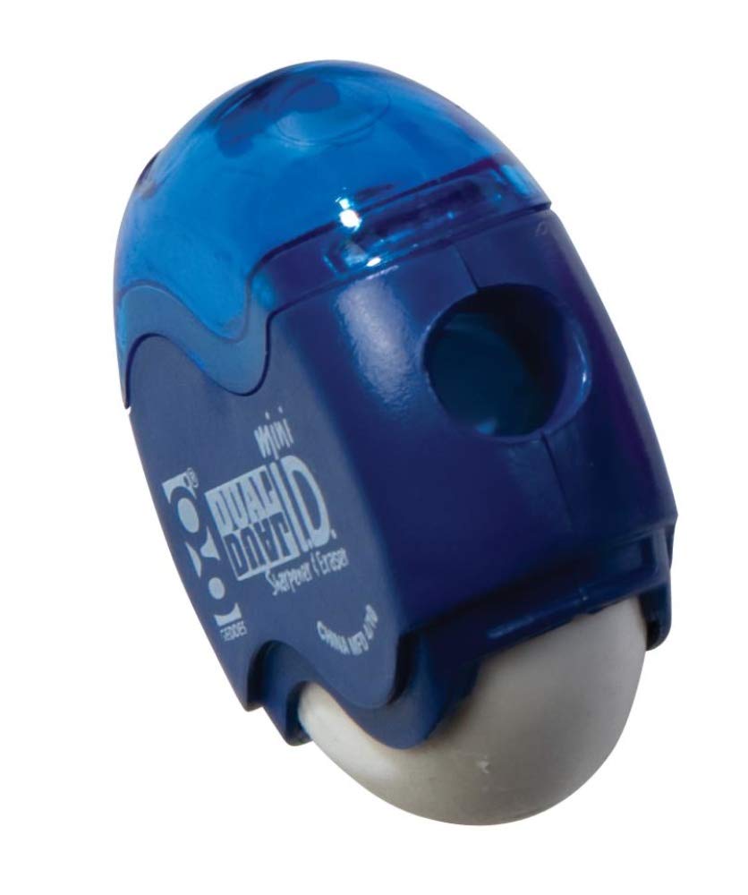 Mini Dual Pencil Sharpener and Eraser Pack of 24