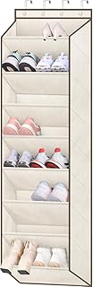 Over-the-Door Shoe Organizer with Deep Pockets