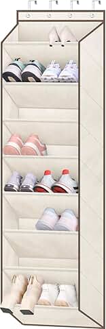 Over-the-Door Shoe Organizer with Deep Pockets
