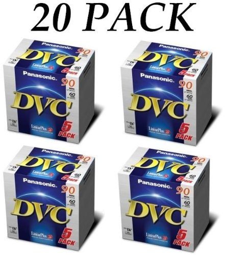 DVM60EJ20P MiniDV Tapes for all MiniDV Cam - 20 Pack