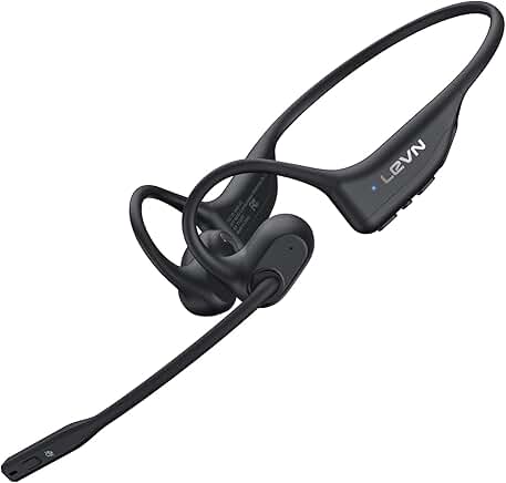 Open Ear Bluetooth Headset with Microphone and Noise Cancelling